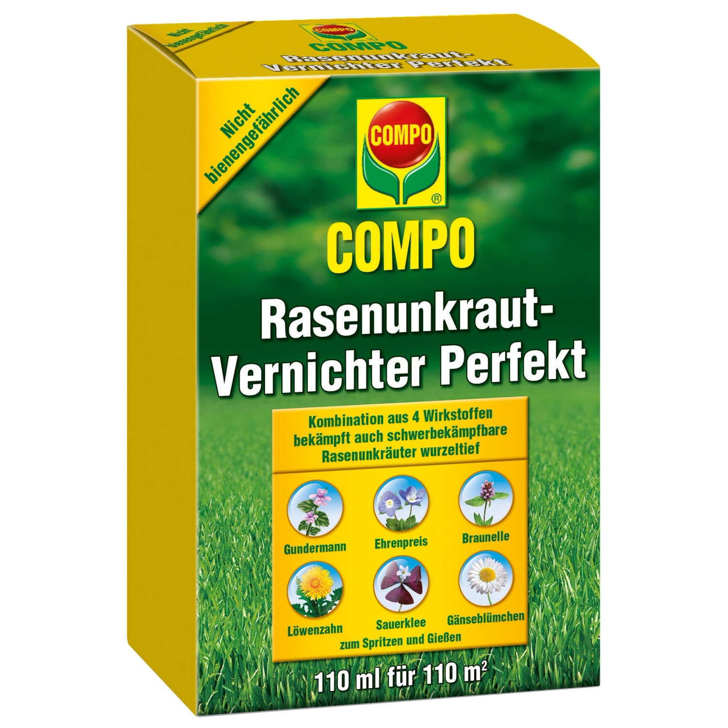 Compo Rasenunkraut-Vernichter Perfekt 110 ml von Compo