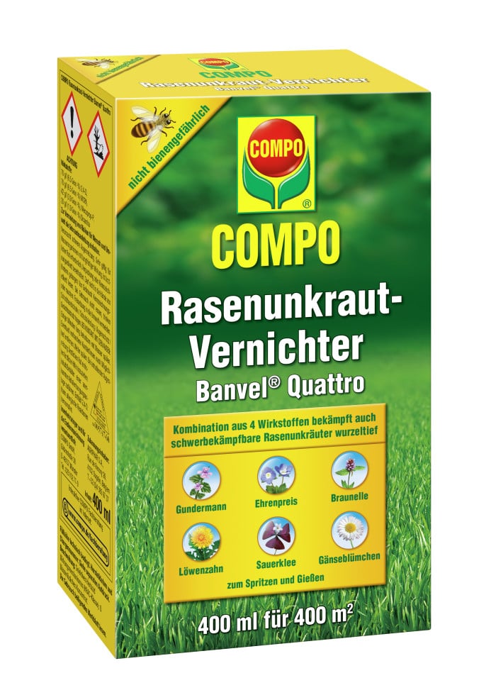 Compo Rasenunkrautvernichter Banvel Quattro 400 ml von Compo