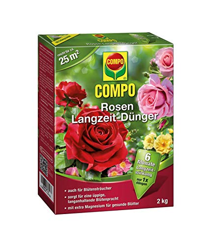 Compo Rosen Langzeit-Dünger 4 kg Vorteilspackung (2x2kg) von Compo