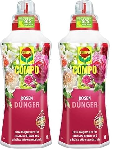 Compo Rosendünger Flüssig 1 l (Packung mit 2) von Compo