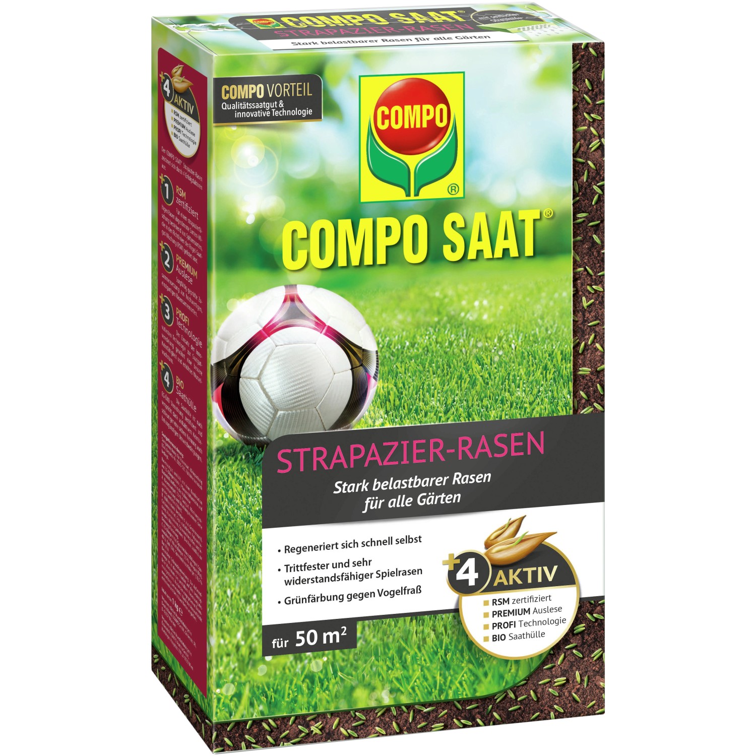 Compo Saat Strapazier-Rasen 1 kg von Compo