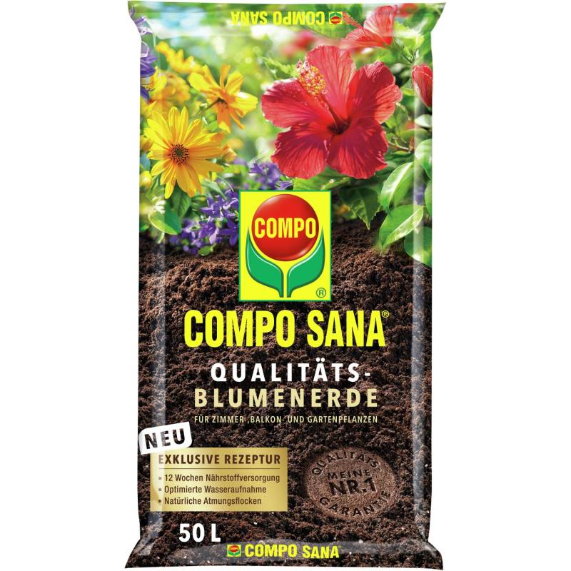 Compo Sana Qualitäts-Blumenerde 1 x 50 l von Compo
