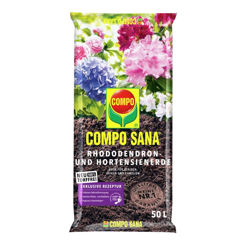 Compo Sana Rhododendron- und Hortensienerde Torffrei 45 x 50 l von Compo