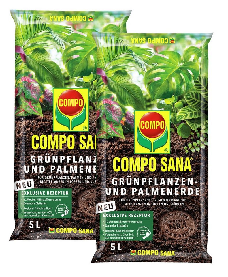 Compo Spezialerde Grünpflanzen und Palmenerde von Compo
