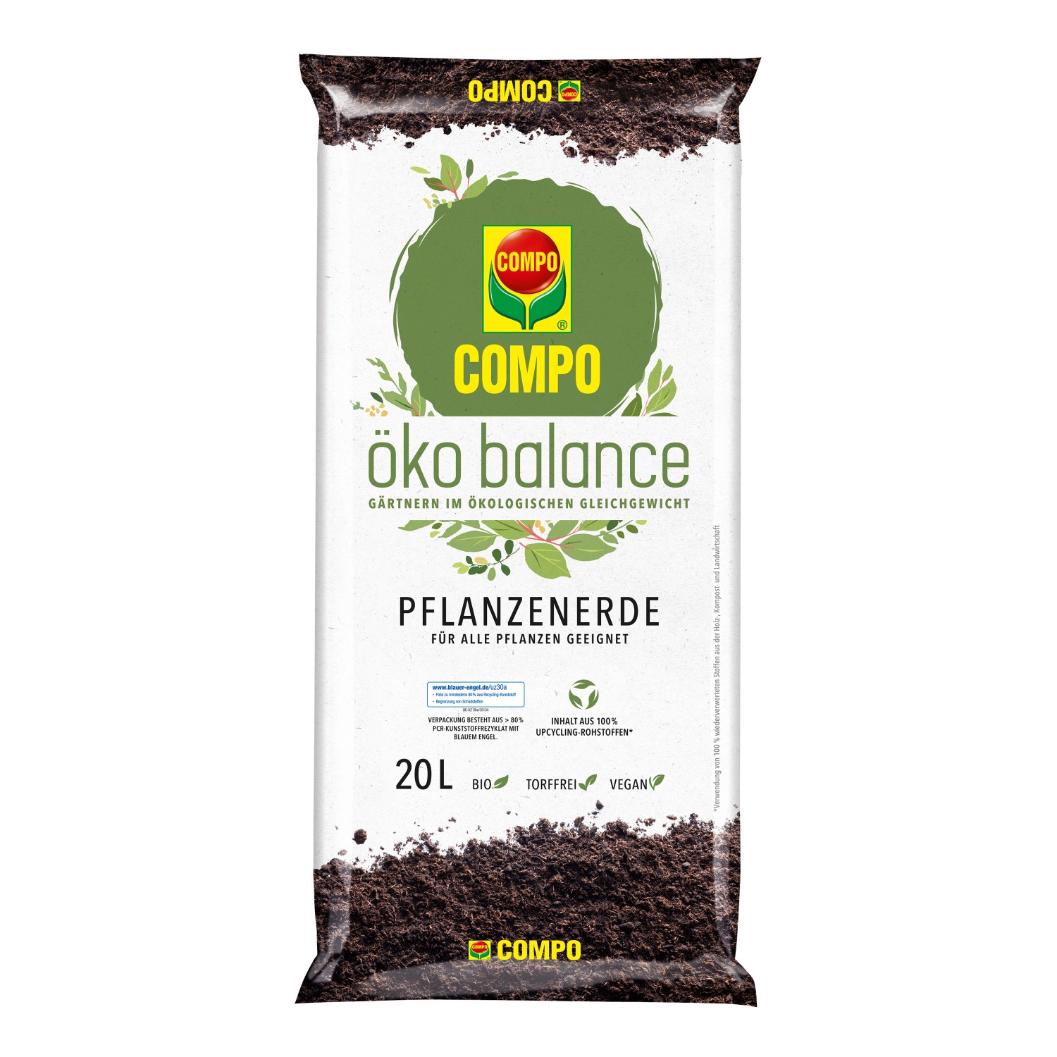 Compo öko balance® Pflanzenerde 20 L von Compo