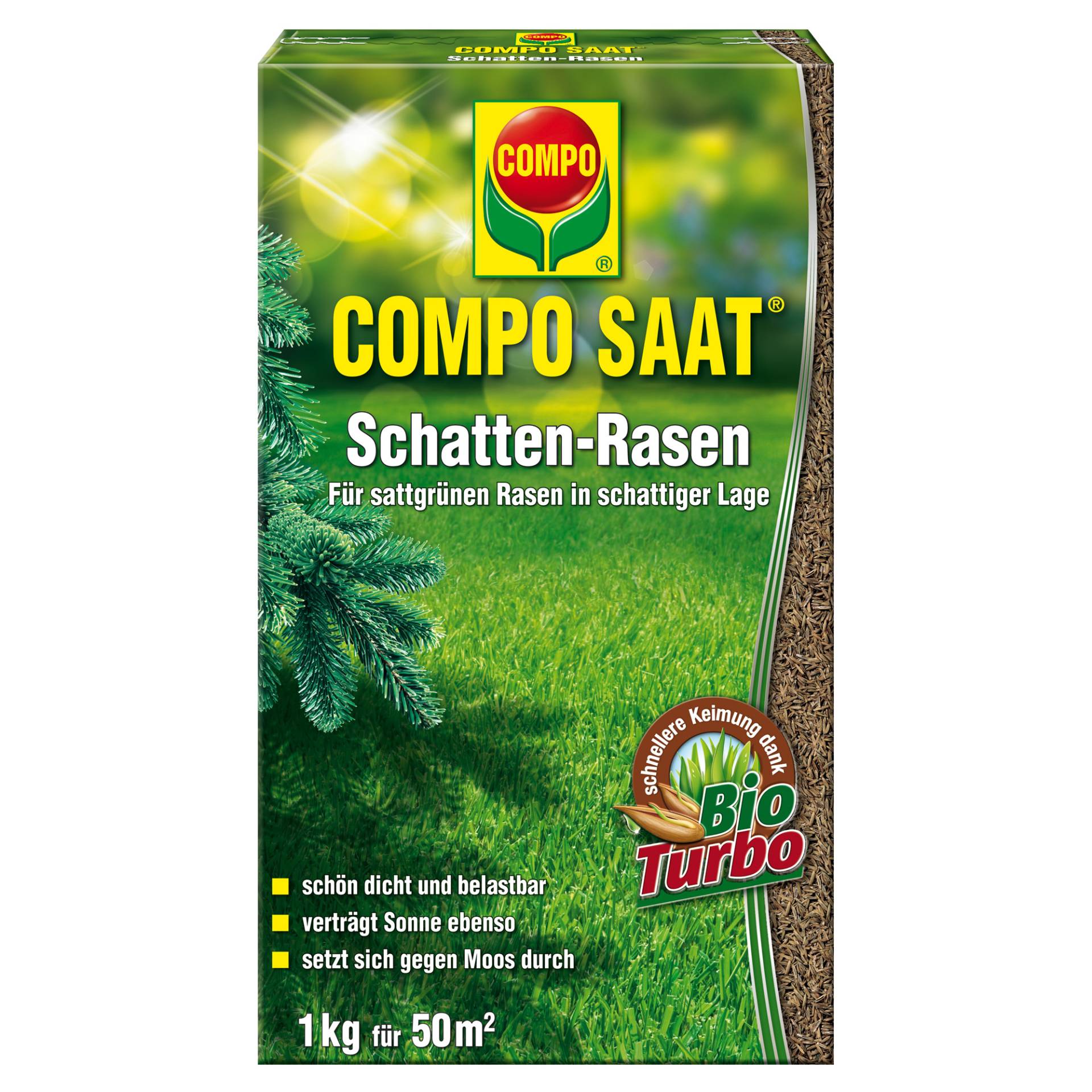 Schattenrasen 'Compo Saat' 1 kg von Compo