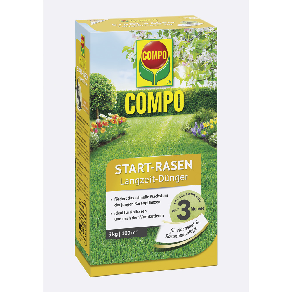 Start-Rasen Langzeit-Dünger von Compo