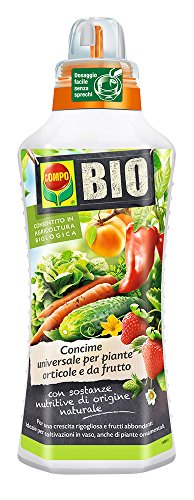 UNIVERSALDÜNGER FÜR GEMÜSEPFLANZEN UND BIOLOGISCHE ZUSAMMENSETZUNG DER FRÜCHTE. AUS 1 LT UNIVERSALDÜNGER FÜR GEMÜSEPFLANZEN UND BIOLOGISCHE ZUSAMMENSETZUNG DER FRÜCHTE. AUS 1 LT von Compo