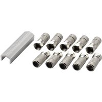 F-Stecker-Set Kabel-Durchmesser: 6mm F-Stecker-Set Kabel-Durchmesser: 6mm von Components