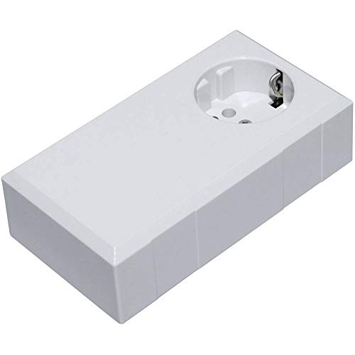 Components 44010004 TRU ESO 1250 E Steckergehäuse 125x67x50 Polycarbonat ABS Hellgrau 1 Stück von TRU Components