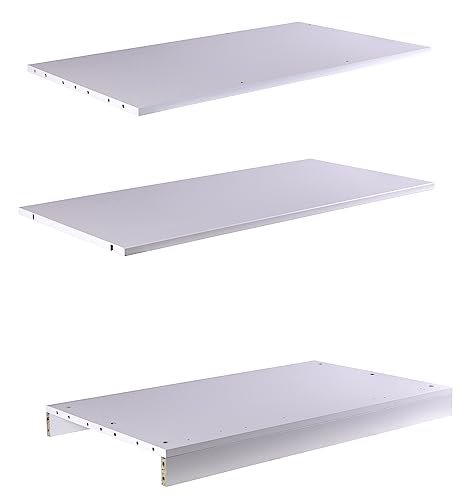 Composad ARMADI 3er Set Schiebeböden (BxHxT) 96,40 x 1,80 x 55,80 cm, Farbe Grau, Made in Italy von Composad