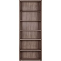 Composad Aktenregal "DISEGNO, Bücherregal mit 6 offenen Fächern,", verstellbare Böden, Höhe 217 cm, 100% recyceltes Holz, Made in Italy von Composad