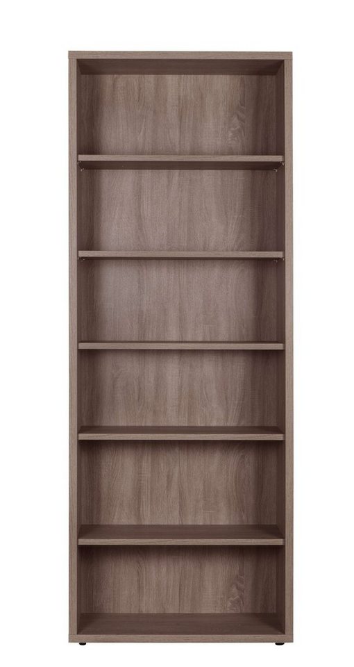 Composad Aktenregal DISEGNO, Bücherregal mit 6 offenen Fächern, verstellbare Böden, Höhe 217 cm, 100% recyceltes Holz, Made in Italy von Composad