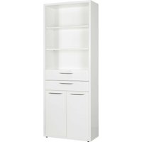 Composad Aktenschrank "DISEGNO, Bücherregal, 2 Türen, 2 Schubladen, 3 offene Fächer,", verstellbare Böden, Höhe 217 cm, 100% recyceltes Holz, Made in Italy von Composad