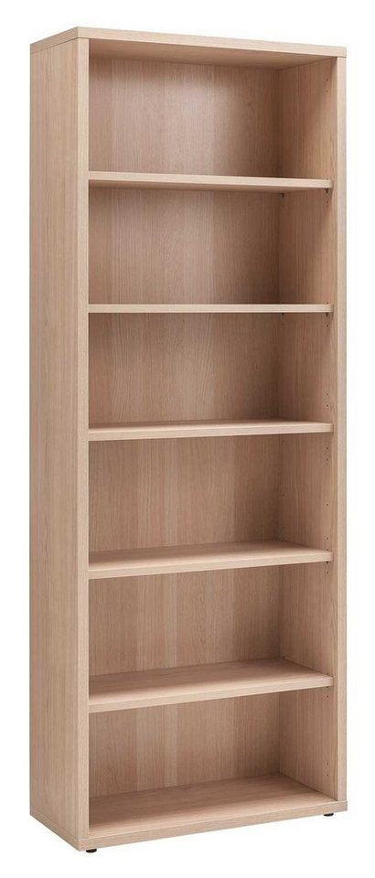 Composad Bücherregal DAVINCI, Eiche Elegancia Dekor, B 82 cm x H 218 cm, mit 6 Fächern von Composad