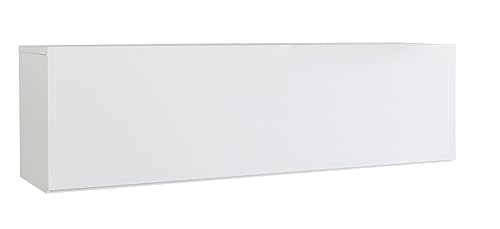 Composad | Hängeschrank der Linie Mundi mit 1 Klappe, modernes und Elegantes Wohnzimmermöbel, (BxHxT) 123 x 35,7 x 28,5 cm, Farbe weiß lackiert, hergestellt in Italien von Composad