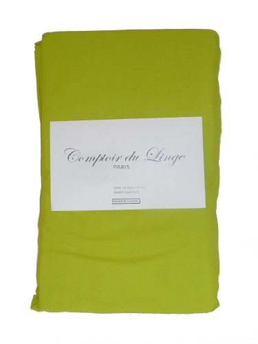 Comptoir du Linge dhc412020 Bettbezug, Baumwolle, 200 x 200 cm, Limettengrün von Comptoir du Linge