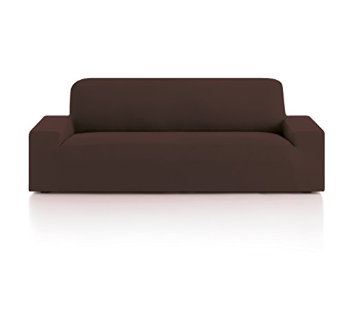 Comptoir du Linge polo3plmarron Sofa-Schutzbezug, spannbar in 2 Richtungen, Braun von Comptoir du Linge