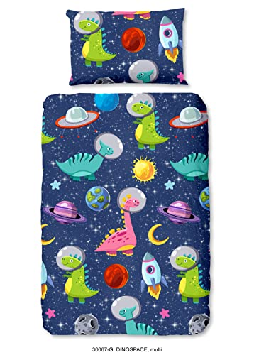 Comptoir du Linge Kids Good Morning Bettbezug, 140 x 0200 cm, 100% Baumwolle, Bedruckt von Comptoir du Linge