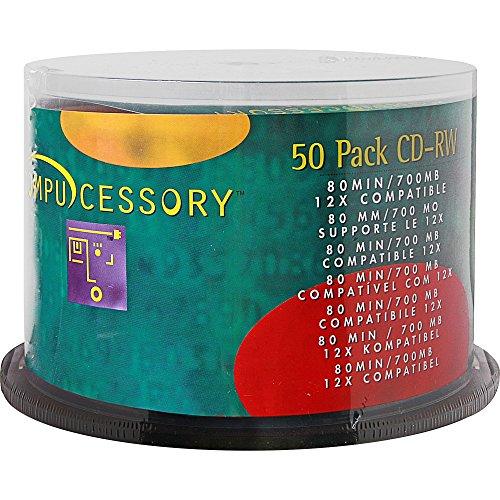 Compucessory 72102 CD-RW Marken Oberfläche 700 MB/80 Compucessory 72102 CD-RW Marken Oberfläche 700 MB/80 von Compucessory