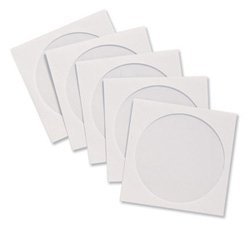 Compucessory CD Hülle Umschlag Papier mit Fenster W126xH126mm Weiß Ref 442439 [Pack 50] von Compucessory