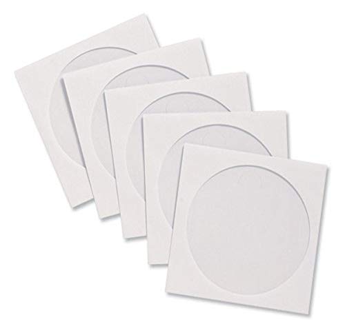 Compucessory CD Sleeve Envelopes Paper with Window W126xH126mm White - Ref CCS26500 [Pack 100] von Compucessory