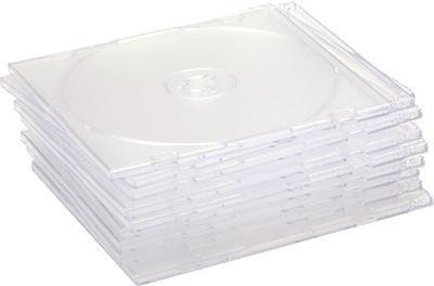 Compucessory CD Hüllen transparent/442471 Inh.10 Slimcase von Compucessory