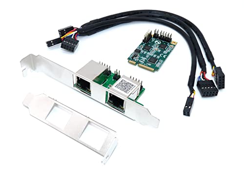 Computer District - Netzwerkkarte Mini PCIe 2 Ports RJ45-2,5 Gbit/s - Mini PCI Express - mPCIe - Dual Chipsatz Realtek RTL8125 - Low und High Profile Computer District - Netzwerkkarte Mini PCIe 2 Ports RJ45-2,5 Gbit/s - Mini PCI Express - mPCIe - Dual Chipsatz Realtek RTL8125 - Low und High Profile von Computer District