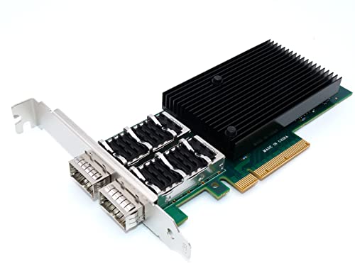 Computer District - Netzwerkkarte SQFP+ 40 Gigabit (40 GB) – 2 Ports QSFP+ Glasfaser – PCI Express X8 (PCIe X8) – Melanox ConnectX-3 Chipsatz – Windows Server, Windows 7/8/10/11, Linux von Computer District