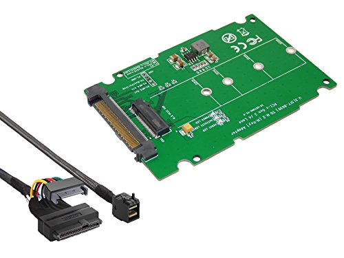 SSD Adapter M.2 (NGFF) PCIe (M-Key) auf U.2 (SFF-8639) + 1M SFF 8643 auf U.2 SFF8639 - von Computer District von Computer District