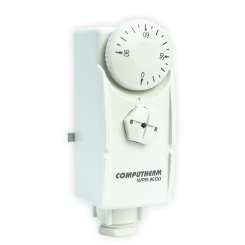 COMPUTHERM Anlegethermostat WPR-90GD, Thermostat für Heizungsanlagen und Kühlungssysteme, Thermostatregler mit Drehknopf, smarte Überwachung von Heizkreisen & Schutz vor Überhitzung von COMPUTHERM
