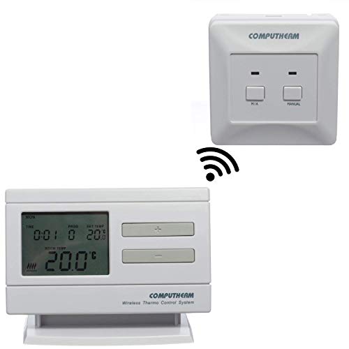 COMPUTHERM Q7RF digitaler, programmierbarer Funk-Thermostat, leitungsfreier & mobiler Zimmer-Thermostat für Heizung, Klimaanlagen & Fußbodenheizung, kabelloser Raum-Temperaturregler von COMPUTHERM
