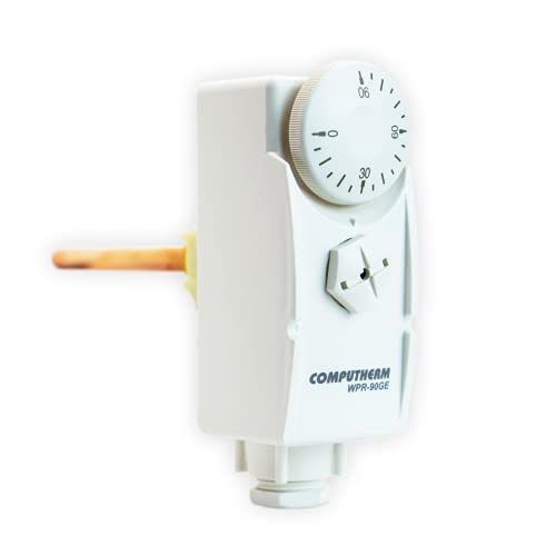 COMPUTHERM Tauchthermostat WPR-90GE, Thermostat mit Tauchhülse, Thermostatregler für Heizungsanlagen & Kühlungssysteme, invasive Messung für exakte Werte, Überwachung von Heizkreisen von COMPUTHERM