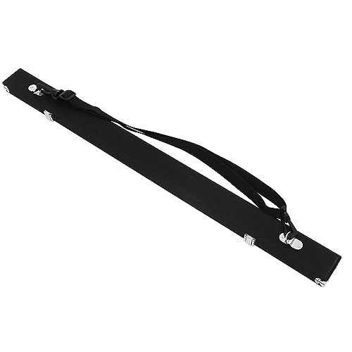 COMETX Violinbogenkoffer LN194 Violine Viola Cello 4/4 Universal Schwarz Vlies Hardware Eckscharnier Schnalle Gefüttert mit Flanell Tragbare Armbrustbox von Comtex