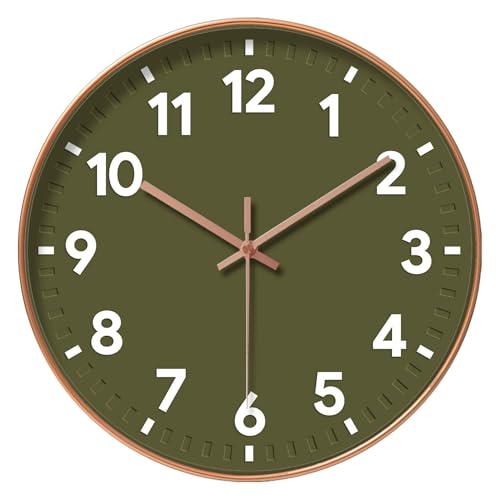 Comtex Minimal Moderne Wohnzimmeruhr olivgrün 30,5 cm Schlafzimmeruhr Comtex Minimal Moderne Wohnzimmeruhr olivgrün 30,5 cm Schlafzimmeruhr von Comtex