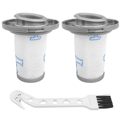 Comzantor 2 Stück Filter, Akku Staubsauger Filter Set, Staubsaugerfilter, Staubsauger Ersatzteile, Staubsauger-Ersatzfilter, für Rowenta ZR009006 X-Force Flex 8.60 RH96XX Staubsauger von Comzantor