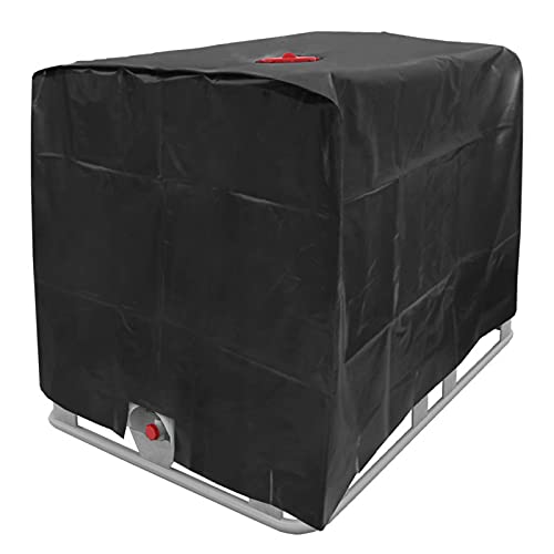 IBC Tank Abdeckung, Abdeckplane für Wassertank 1000L, IBC-Tank Behälter Container UV-Folie Schutzhülle Schutzplane Schutzhaube Cover, 120 x 100 x 116 cm von ConBlom