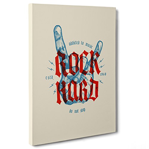 Bild auf Leinwand Canvas – Gerahmt – fertig zum Aufhängen – Rock 'n Roll fesrtival NY City – Musik Dimensione: 30x40cm A - Senza Cornice von ConKrea