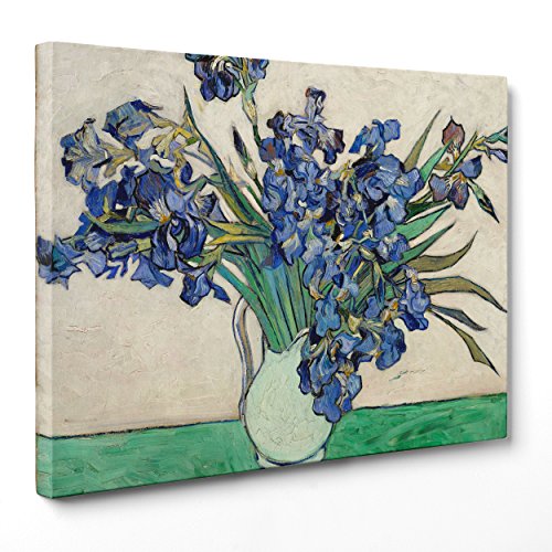 Bild auf Leinwand Canvas – Gerahmt – fertig zum Aufhängen – Van Gogh – Irises in a Vase – Iris in Vase Dimensione: 30x40cm A - Senza Cornice Bild auf Leinwand Canvas – Gerahmt – fertig zum Aufhängen – Van Gogh – Irises in a Vase – Iris in Vase Dimensione: 30x40cm A - Senza Cornice von ConKrea