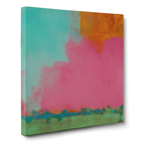ConKrea — Blöcke orange rosa und hellblau — 120 x 120 cm Abstraktes Bild auf gerahmter Leinwand zur Dekoration von Wänden im Wohnzimmer, Schlafzimmer oder Büro | Geometrische Abstrakte ConKrea — Blöcke orange rosa und hellblau — 120 x 120 cm Abstraktes Bild auf gerahmter Leinwand zur Dekoration von Wänden im Wohnzimmer, Schlafzimmer oder Büro | Geometrische Abstrakte von ConKrea