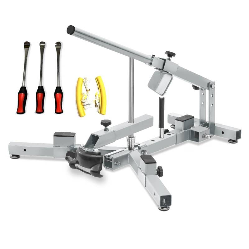 ConStands Reifenmontagemaschine Set Motorrad Reifenmontiergerät MD4Z + Montiereisen + Felgenschoner von ConStands