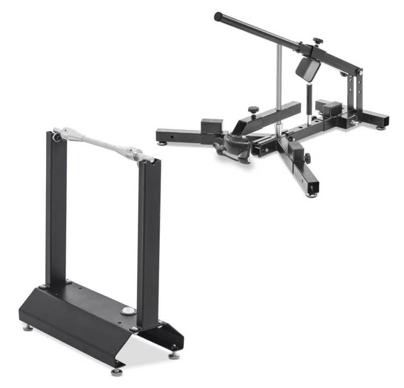 ConStands Reifenmontierhilfe Reifenmontiergerät 12-21" Set mit Wuchtbock, für Felgen von 12 - 21" von ConStands