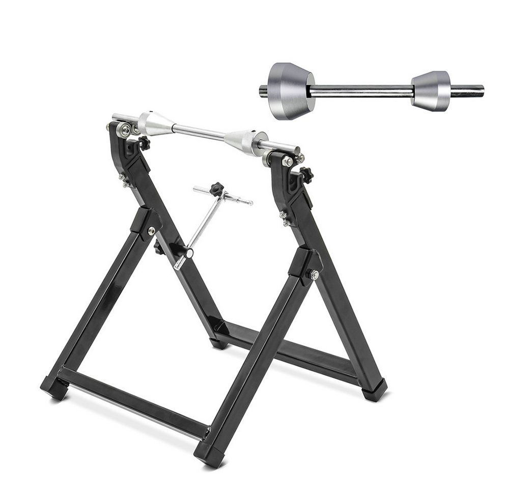 ConStands Reifenwuchtmaschine Wuchtbock Motorrad # WU-2 Auswuchtgerät schwarz + Adapter/Auswuchtadap von ConStands