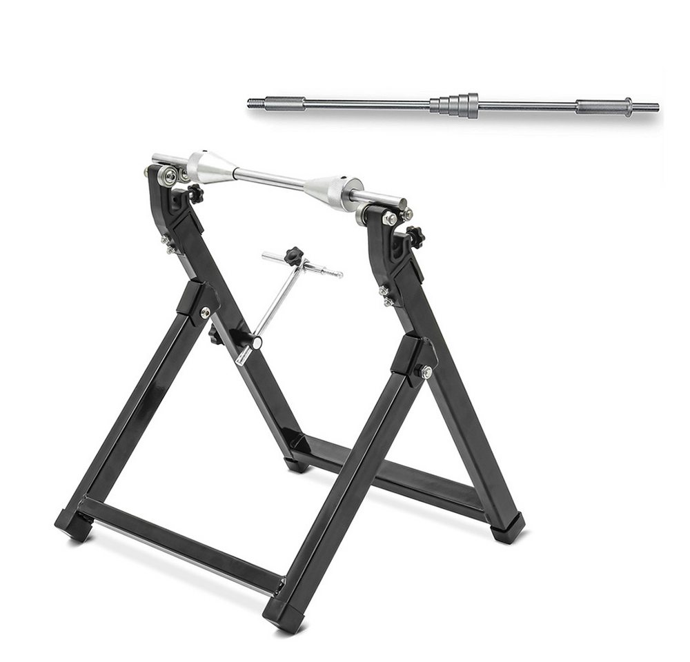 ConStands Reifenwuchtmaschine Wuchtbock Motorrad # WU-2 Auswuchtgerät schwarz + Adapter/Auswuchtadap von ConStands