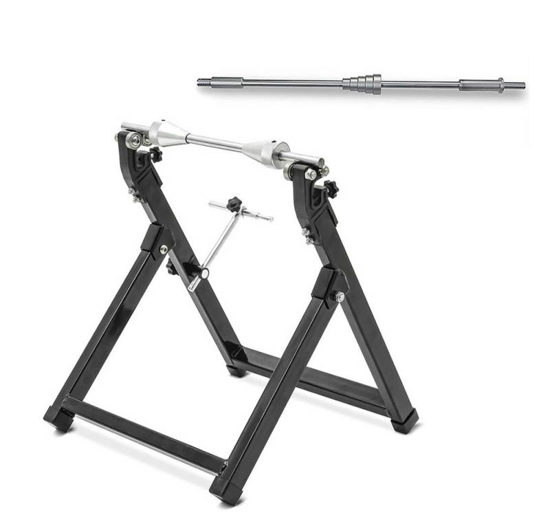 ConStands Reifenwuchtmaschine Wuchtbock Motorrad # WU-2 Auswuchtgerät schwarz + Adapter/Auswuchtadap von ConStands