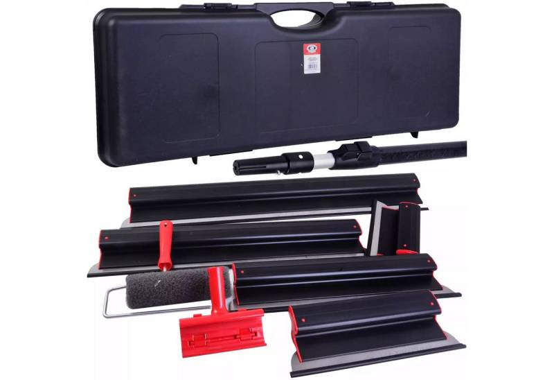 ConToo Flächenspachtel 10-teilig SET Koffer Ergoplast Flächenspachtel Adapter Rollspachtel von ConToo