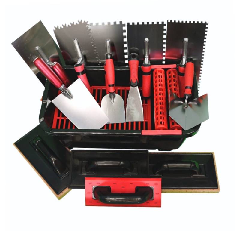 ConToo Fliesenspachtel Fliesenlegerset Fugbox 15-teilig Handwerkerset - CT03_15 ConToo Fliesenspachtel Fliesenlegerset Fugbox 15-teilig Handwerkerset - CT03_15 von ConToo