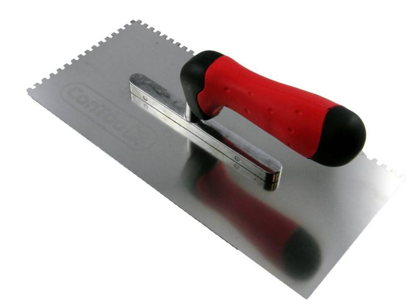 ConToo Zahnspachtel CONTOO Zahnkelle Maurerkelle Putzkelle 280x130 Fliesenkelle 2K 10x10mm von ConToo