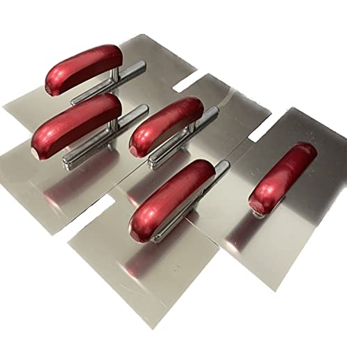 Glättekelle Set 5 Stück Maurerkelle Holzgriff Edelstahl 280x130 Glätter Glättscheibe Traufel Contoo CT029 Glättekelle Set 5 Stück Maurerkelle Holzgriff Edelstahl 280x130 Glätter Glättscheibe Traufel Contoo CT029 von ConToo