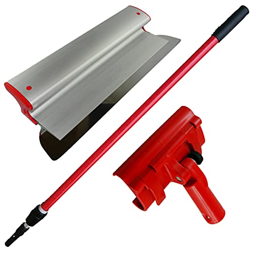 Komplettes Profi-Set: Flächenspachtel 80 cm + Adapter + Teleskopstiel 90-160 cm, Austauschbares und sehr langlebiges Blatt 0,3 mm ErgoPlane CT01 Komplettes Profi-Set: Flächenspachtel 80 cm + Adapter + Teleskopstiel 90-160 cm, Austauschbares und sehr langlebiges Blatt 0,3 mm ErgoPlane CT01 von ConToo